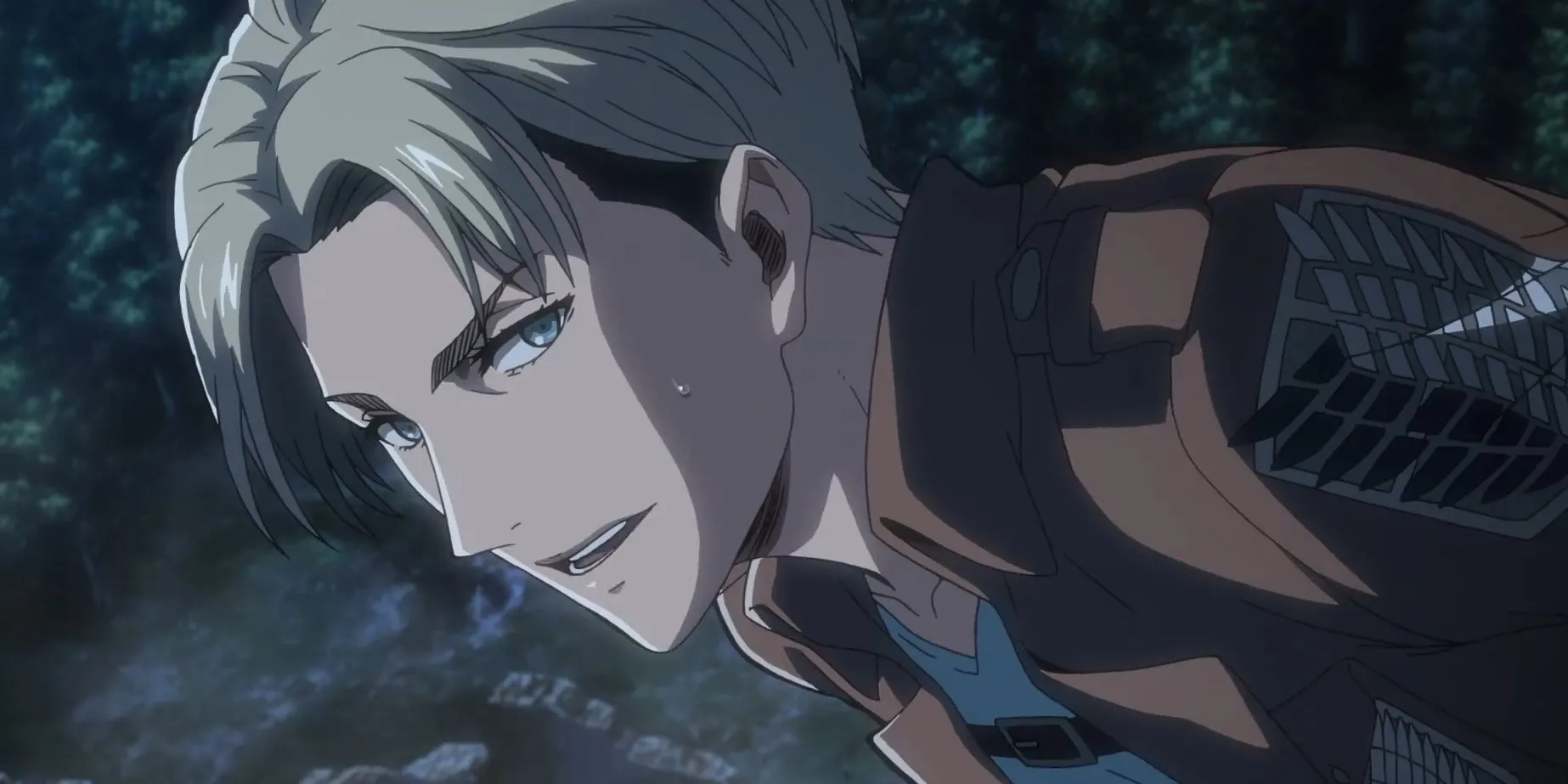 Nanaba trong trận chiến tại lâu đài, khoảnh khắc yếu đuối trước Titan