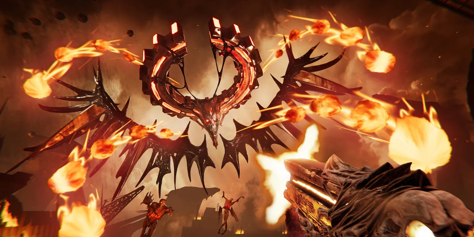 Những pha bắn theo nhịp của Metal: Hellsinger, cảm giác giống parkour tốc độ trong Neon White