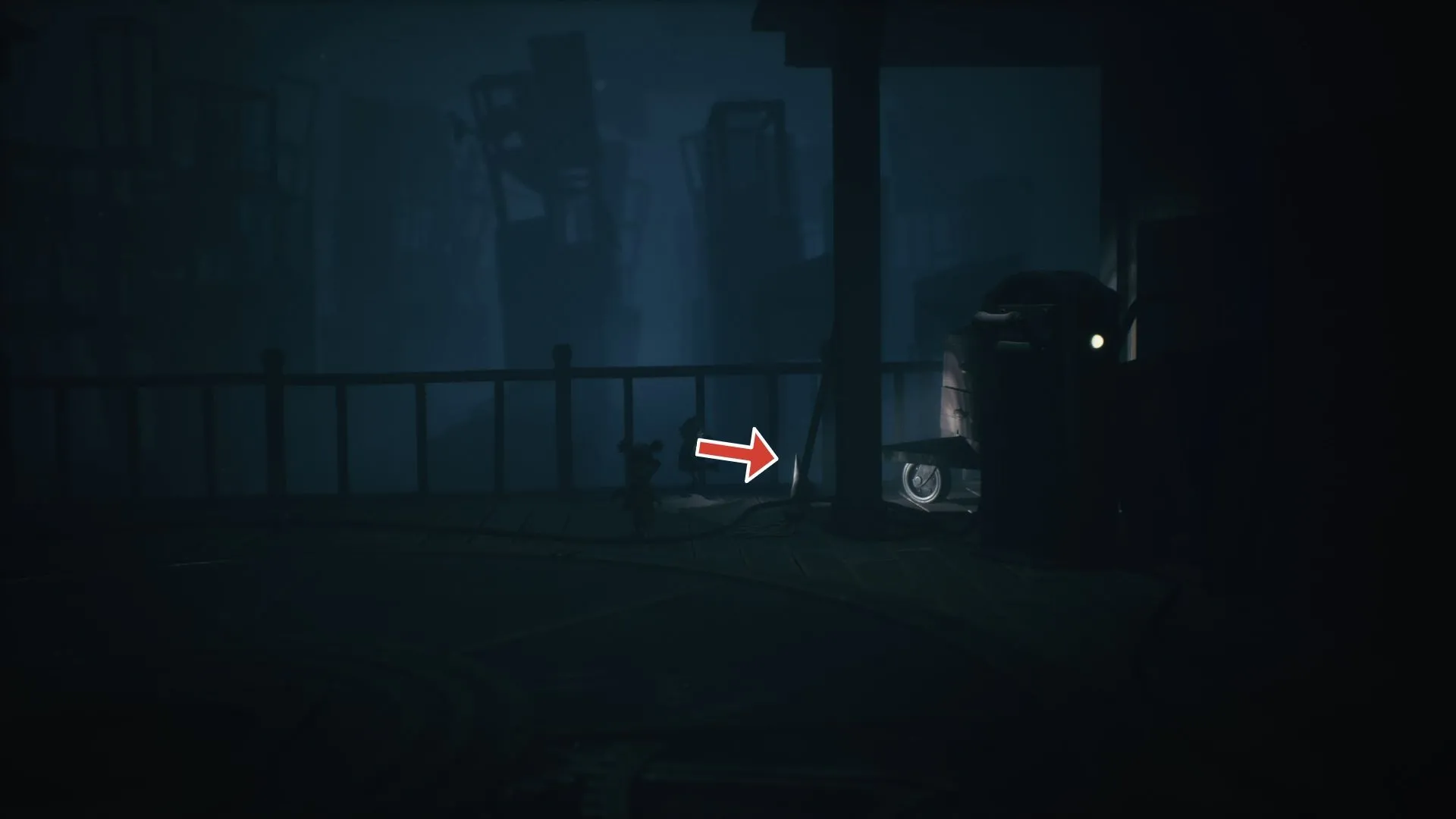 Nome thứ ba lẩn ở góc đông bắc sau khi giải đố ánh sáng