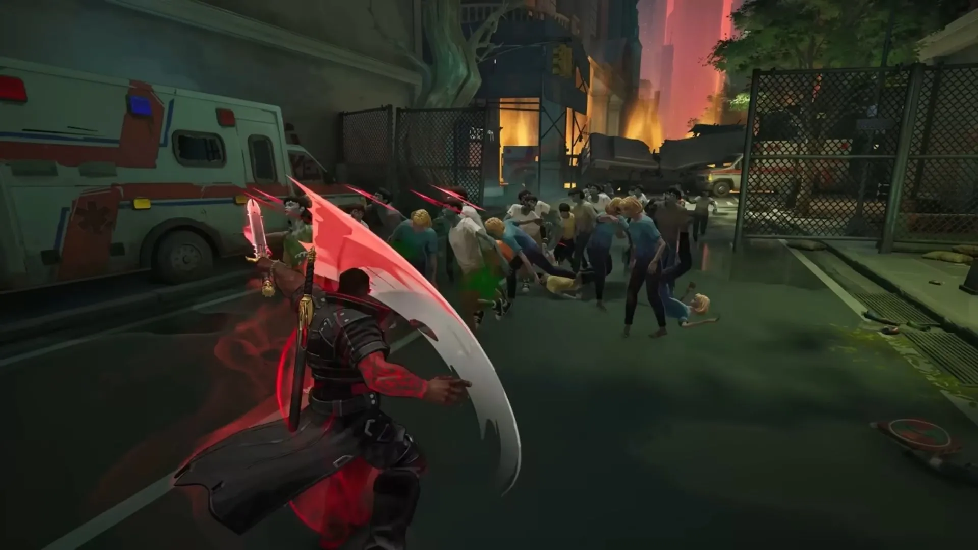 Poster chế độ Zombies của Marvel Rivals với các anh hùng Thor, Blade, Magik chống zombie trong khung cảnh u ám