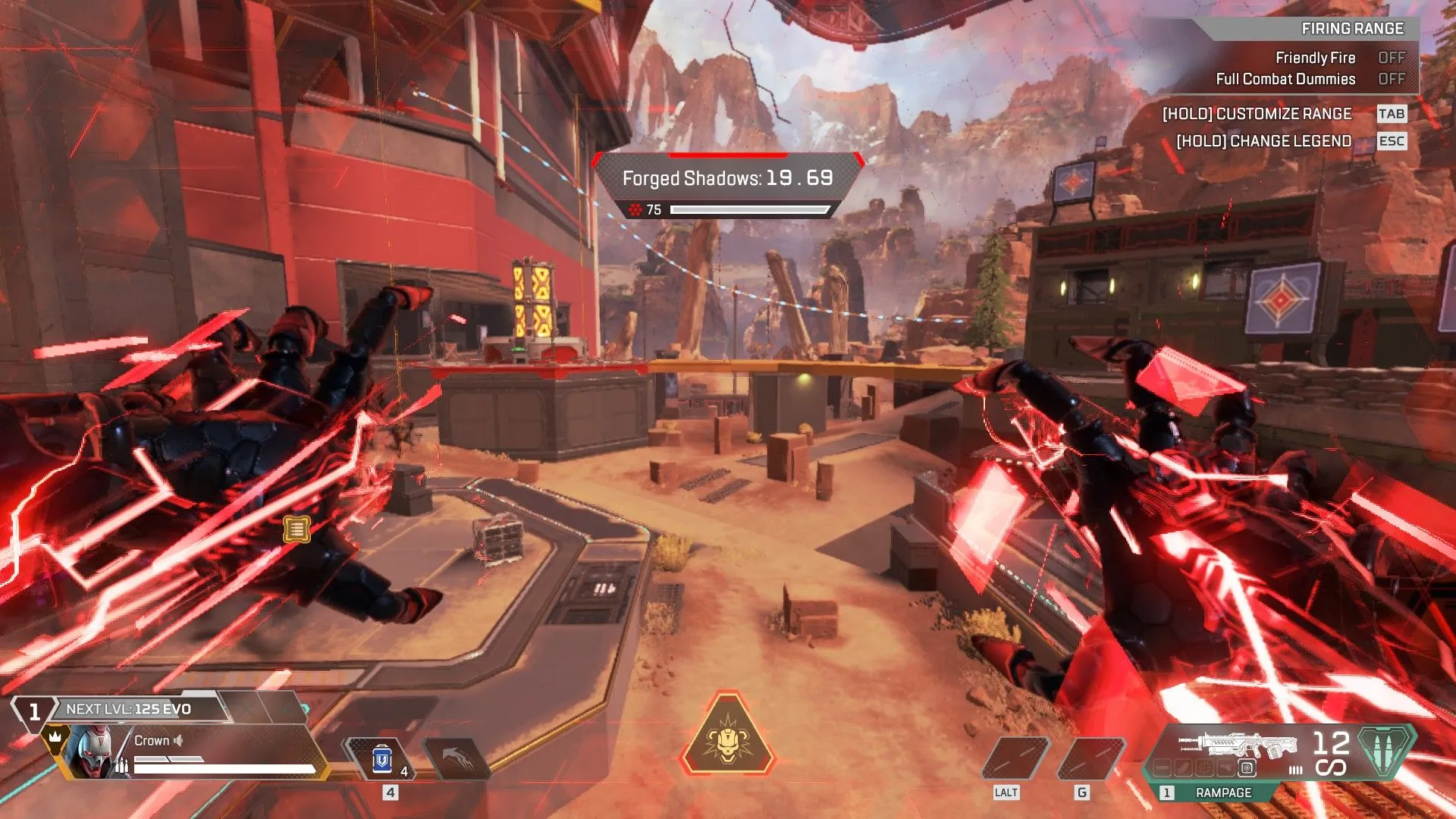 Revenant kích hoạt Forged Shadows, nhận lá chắn 75 máu và tái tạo khi hạ gục trong Apex Legends