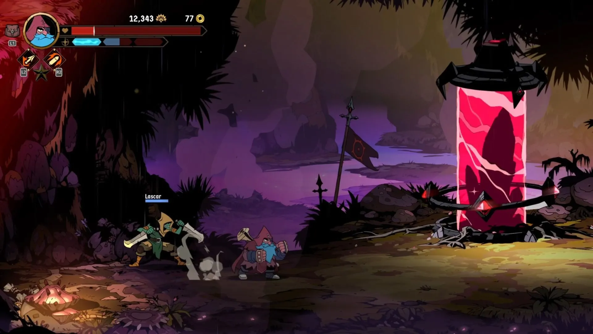 Ritual of Bramble trong Jaroba, phá tinh thể sau khi vượt đến vùng này