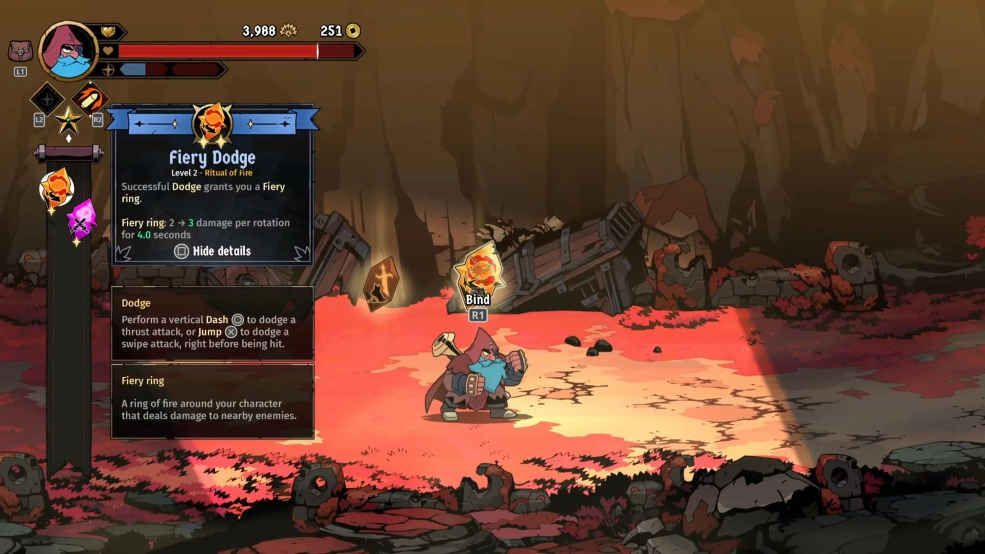 Rituals phù hợp giúp Karl gây burn, tạo đường lửa và sinh thêm vật phẩm tấn công