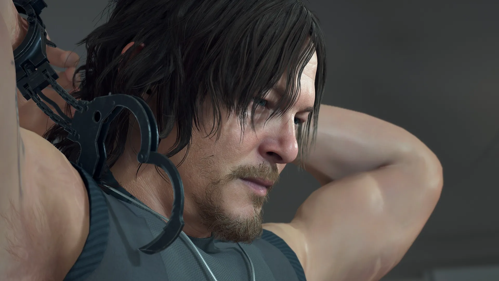Sam Porter Bridges (Norman Reedus) trong Death Stranding — vai chính do diễn viên nổi tiếng đảm nhiệm
