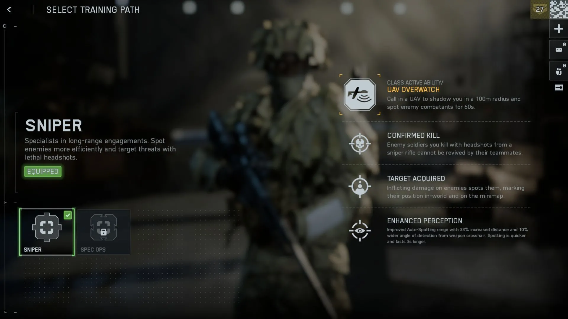 Sniper bắn tầm xa, làm đối thủ xuất hiện trên mini-map khi trúng đạn