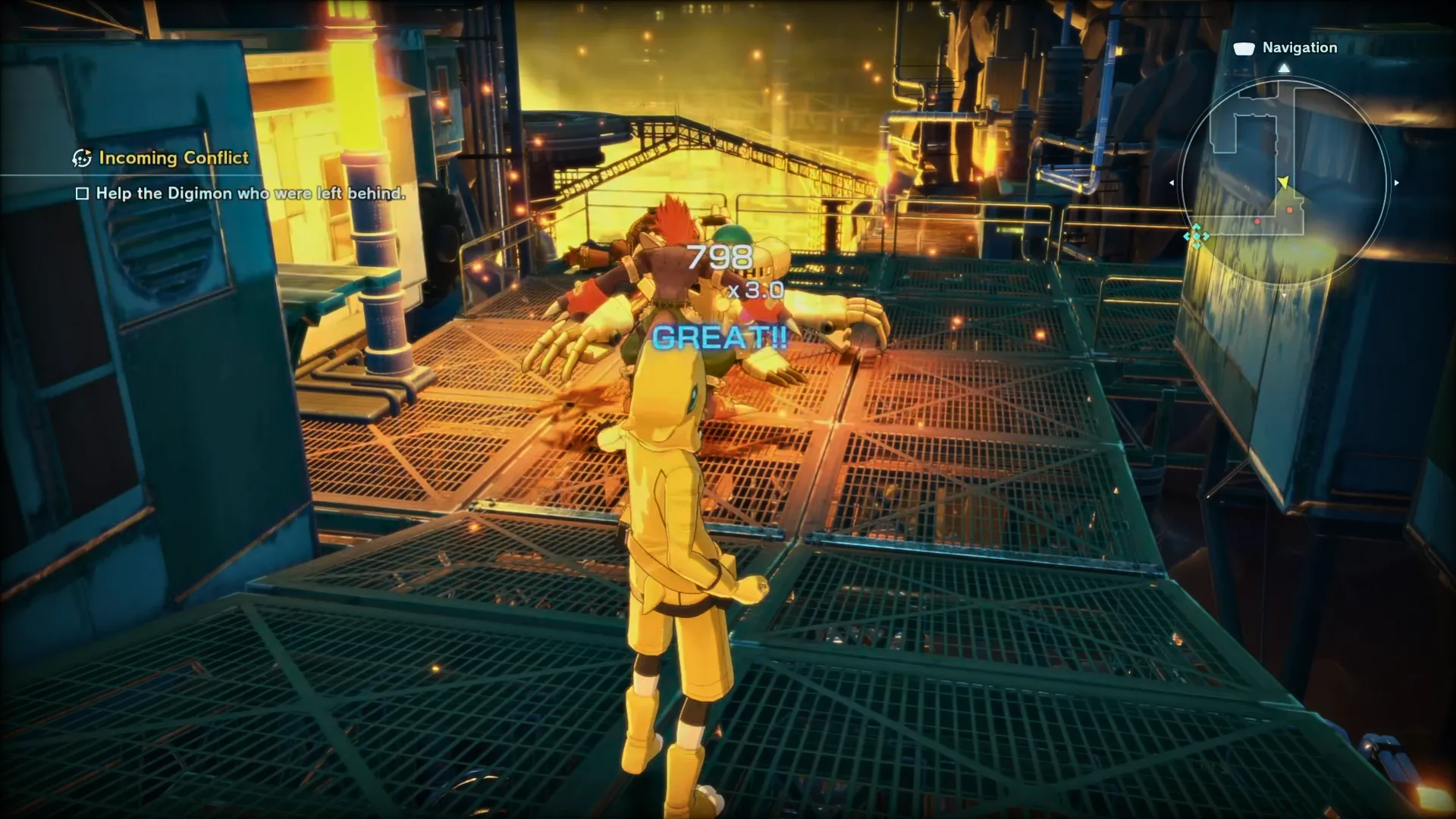 Tốc độ chiến đấu và auto mode giúp người chơi farm Digimon nhanh hơn