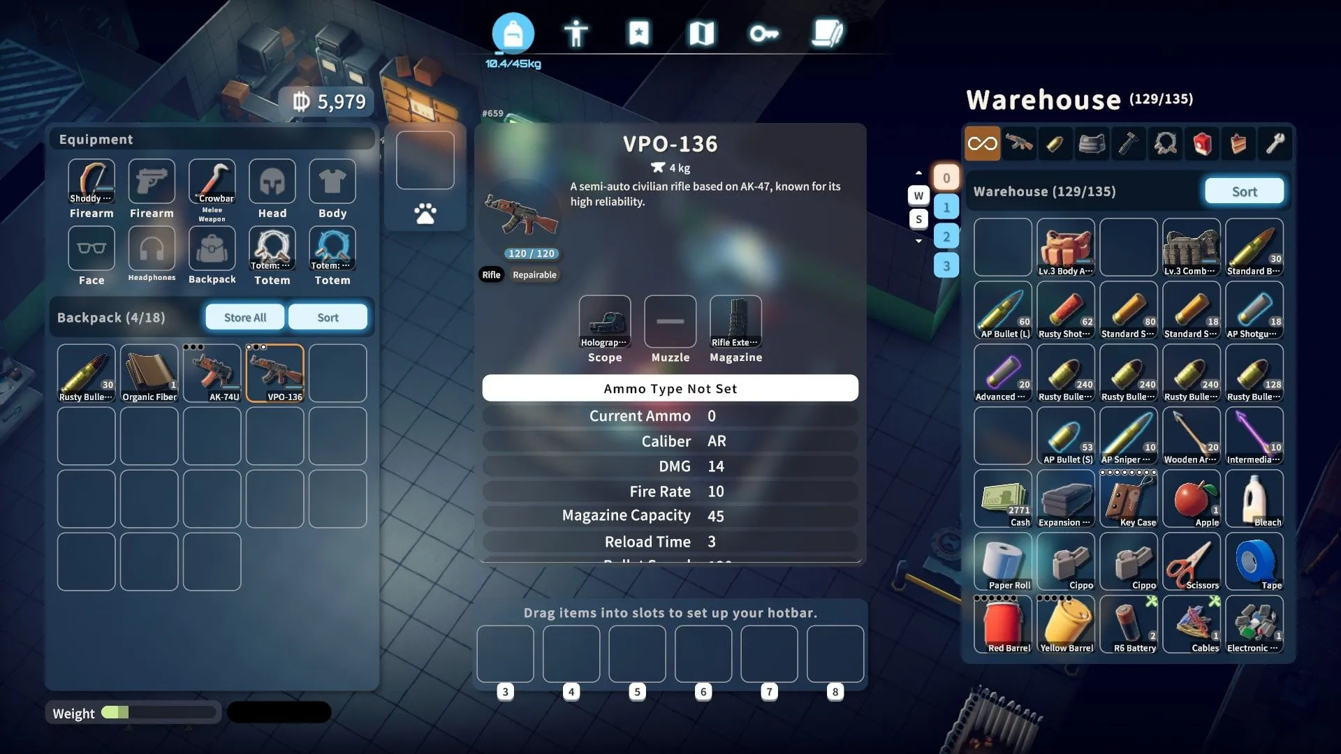 Tùy biến vũ khí và trang bị Tactical Barbie trong Escape From Duckov