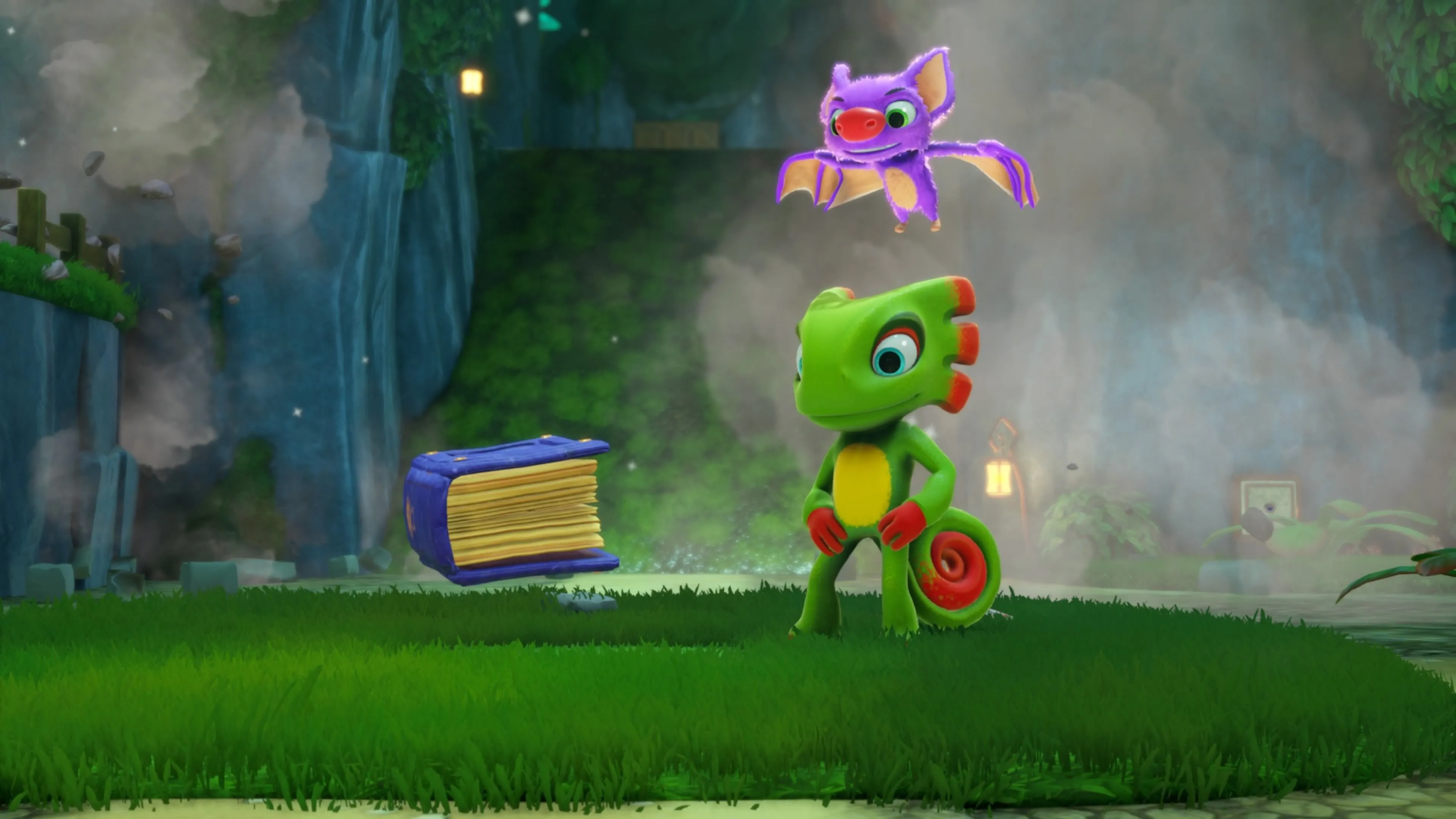 Yooka-Replaylee nhân vật và cảnh nền đẹp mắt